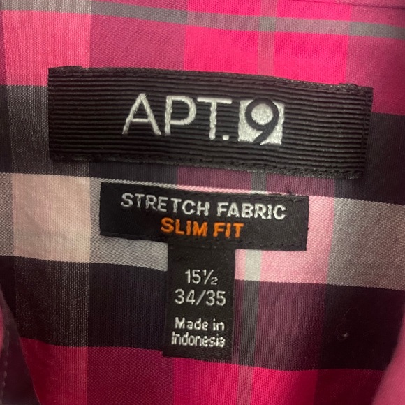 Apt.9 Plaid Men’s Button-down Shirt - Picture 4 of 4